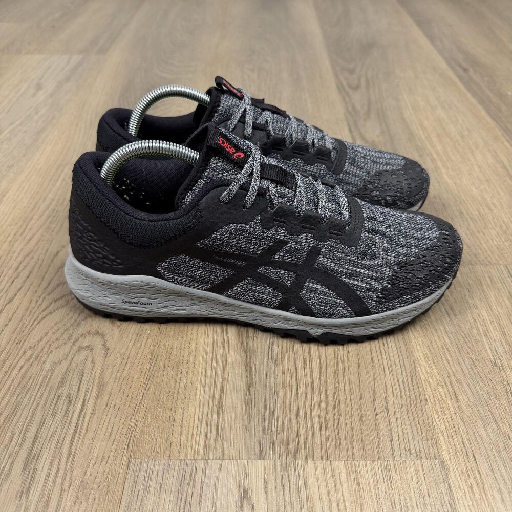 ASICS Running Shoes Mens Size 9.5 Gray Mesh Cushioned T828N Athletic Sneakers